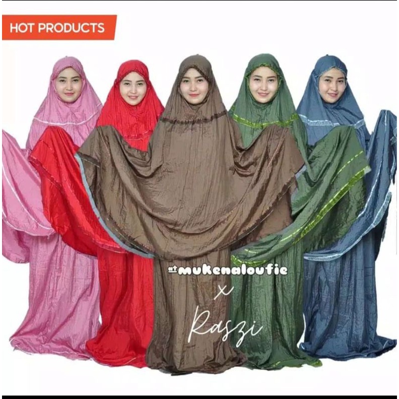 Mukena parasut loufie original