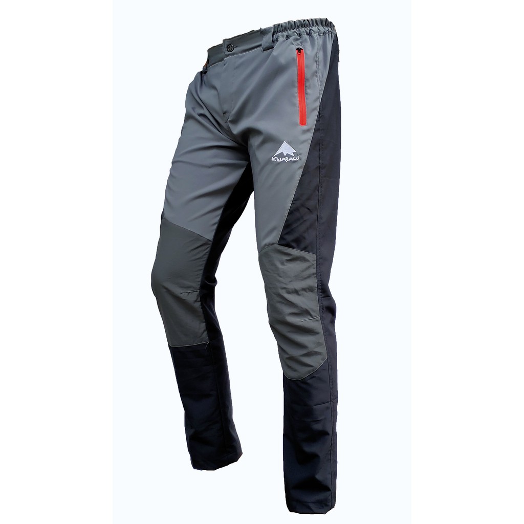 Celana outdoor Panjang atau celana hiking kinabalu Quickdry-Stretch Biru