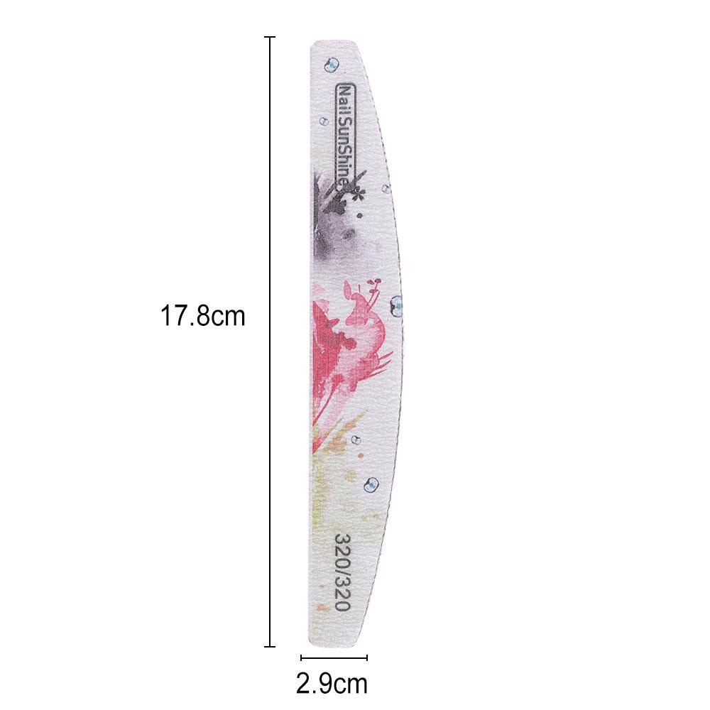 R-FLOWER Nail Files Perawatan Kuku Profesional Alat Kecantikan Manicure