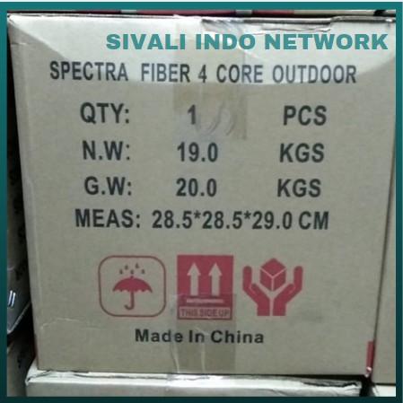 KABEL FO FIBER OPTIK 4 CORE OUTDOOR 1000 METER SPECTRA