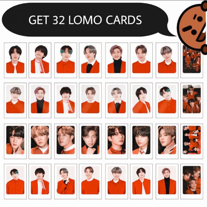 32pcs LOMO CARDS BTS ONLINE CONCERT 2020