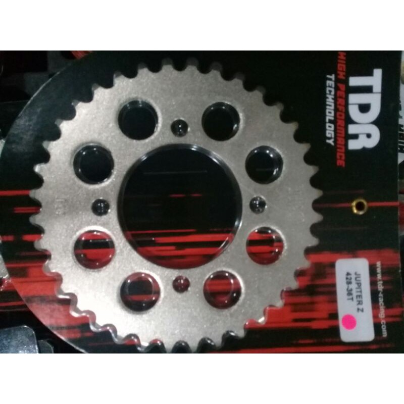 GIR GEAR BELAKANG 36T 37T TDR JUPITER R FIZ R VEGA R JUPITER MX RXking 428-36T 37T