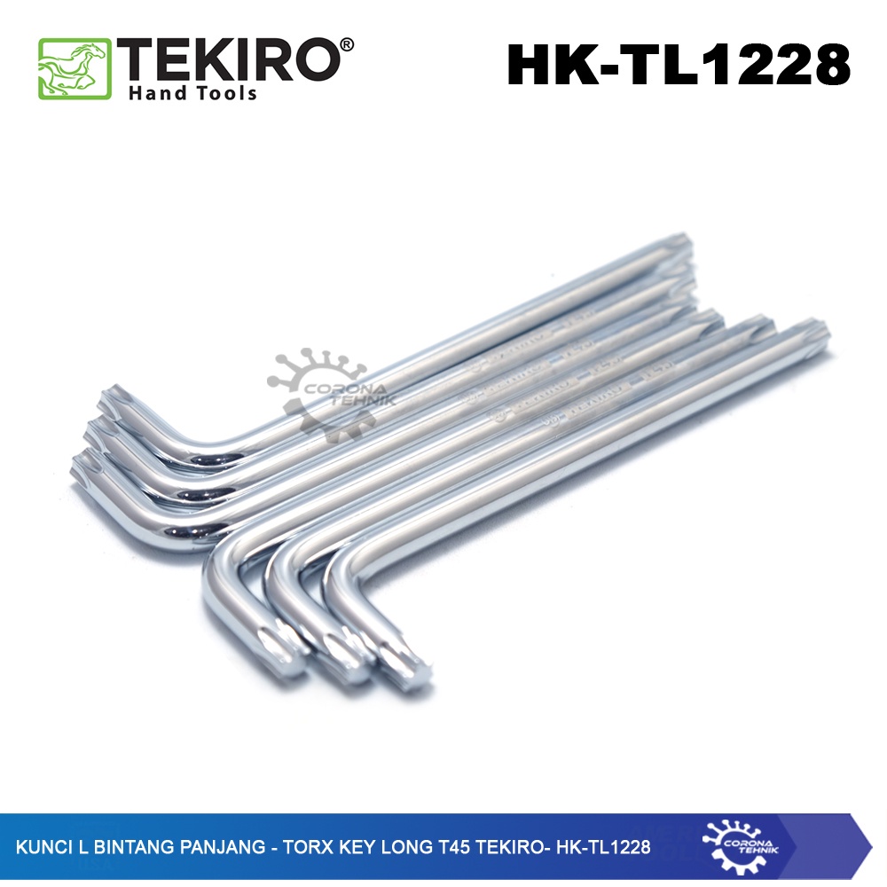 Tekiro - HK-TL1228 - Kunci L Bintang Panjang - Torx Key Long T45