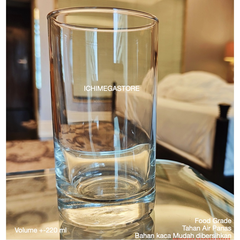 ICHIMEGASTORE Gelas Kaca Tinggi Collin Glass  High ball Gelas Hotel