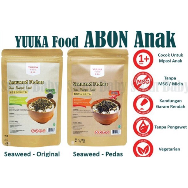 

Siap Kirim Yuuka Food Anti Gtm Abon Rumput Laut (Seaweed Flakes) 50Gr - Yuuka Original