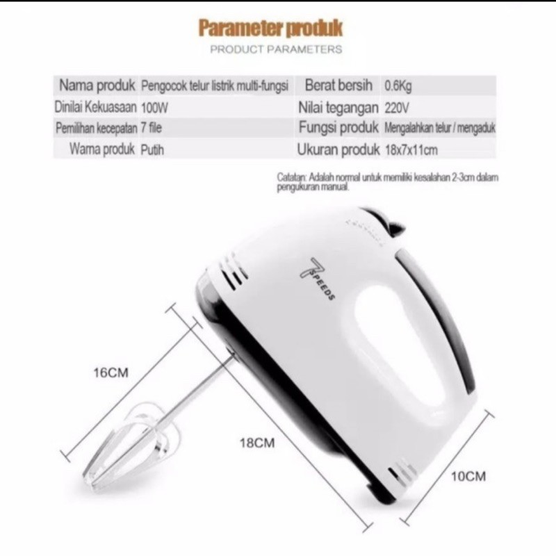 Hand Mixer Tangan Advance MX-133