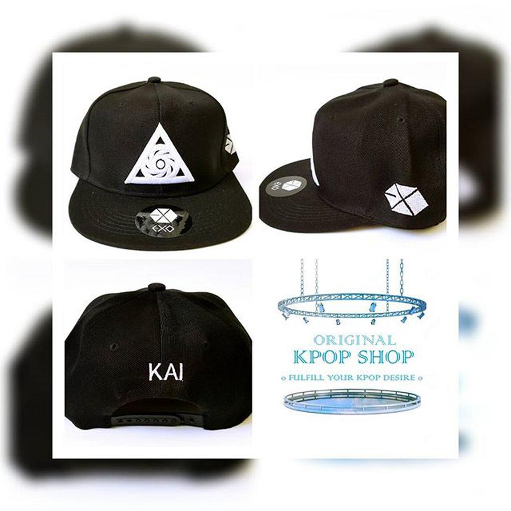 KPOP EXO KAI LOGO SNAPBACK TOPI CAP IMPORT