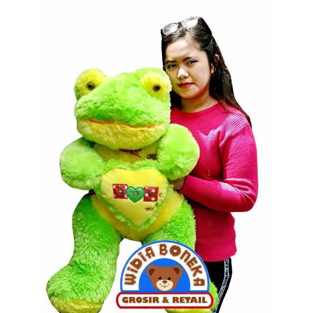 [COD] BONEKA KODOK KEROPI JUMBO 80CM KAKI PANJANG