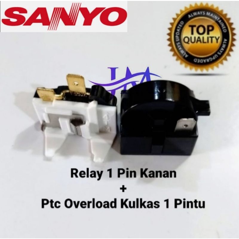 Relay Overload Kulkas SANYO 1 Pintu