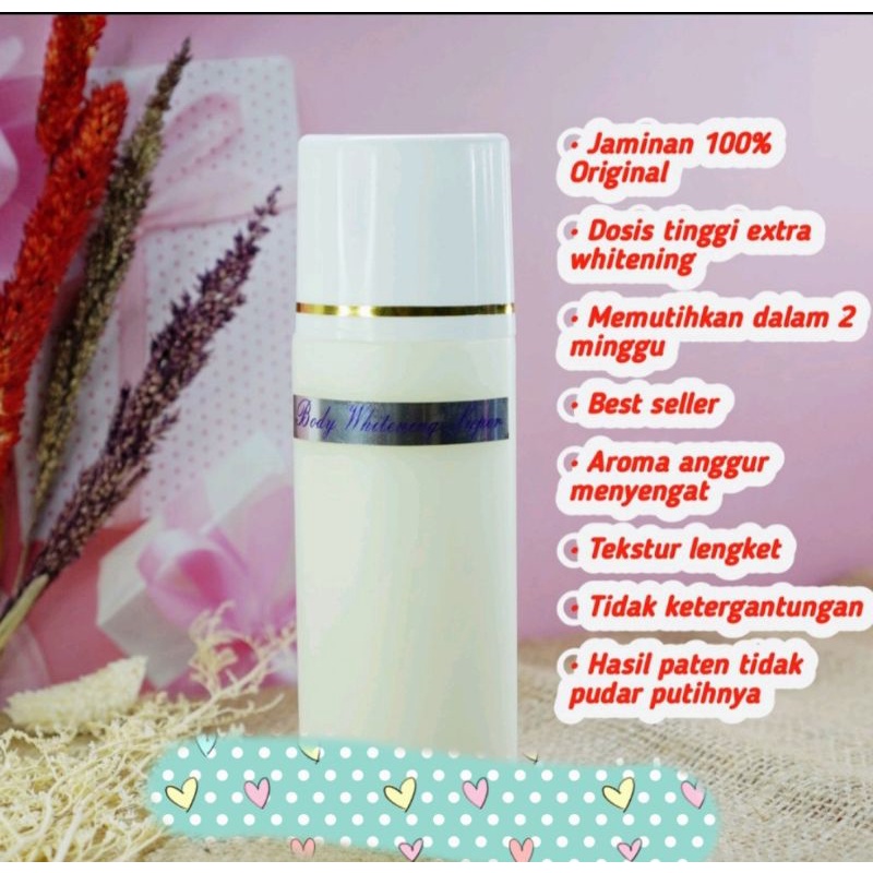 [ORIGINAL]HB SUPER ANGGUR 004/PEKAT/GELL EXTRA WHITENING HANDBODY LOTION PEMUTIH BADAN DOSTING