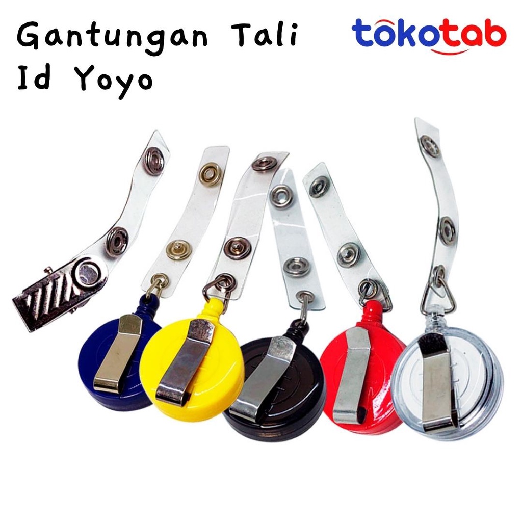 

Tokotab - Gantungan Tali Id Yoyo Warna Transparan