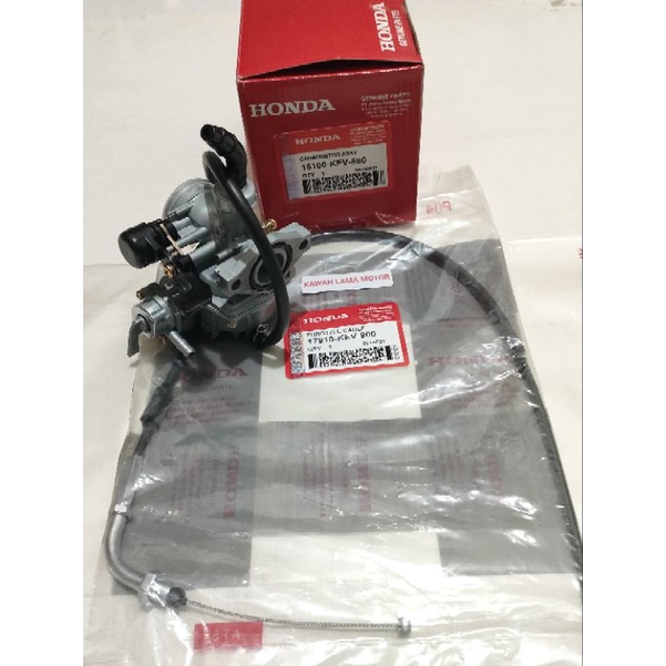 Karburator Supra lama grand legenda set kabel gas KEV