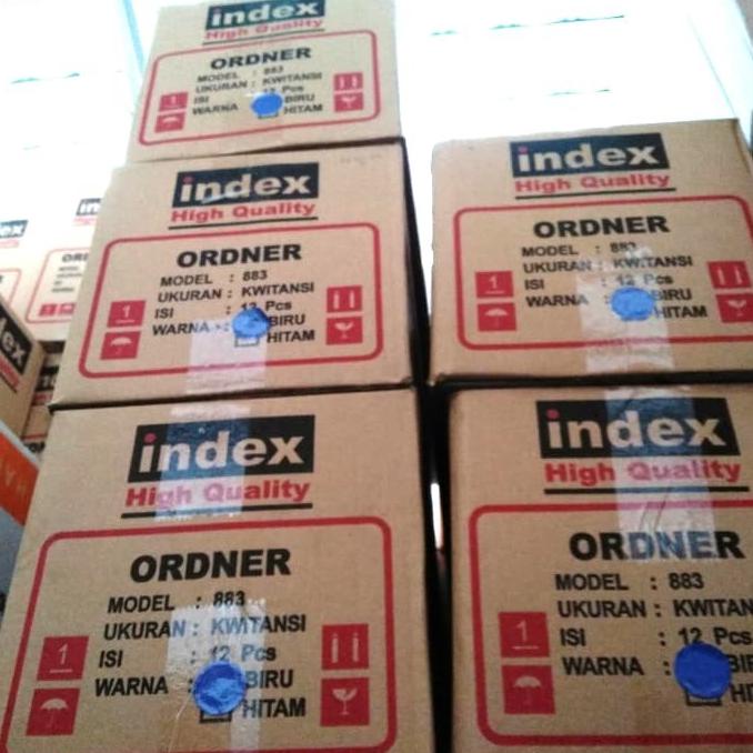 

Odner INDEX 883 kwitansi biru isi 12 pcs - Biru Ordner