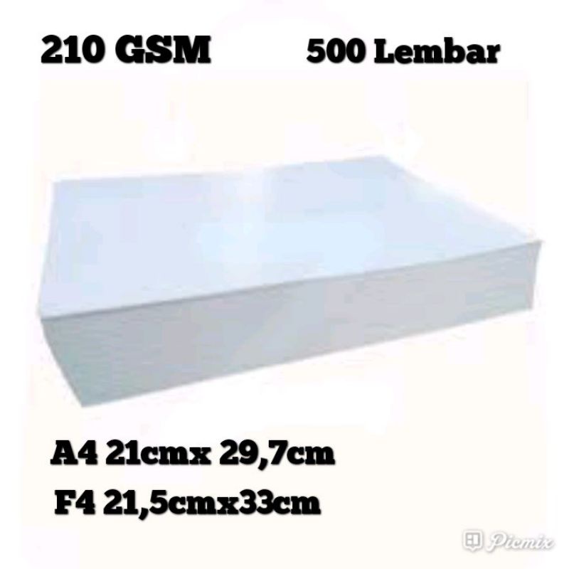 

Kertas Artpaper/art cartoon 200gsm A4 F4 isi 500 Lembar