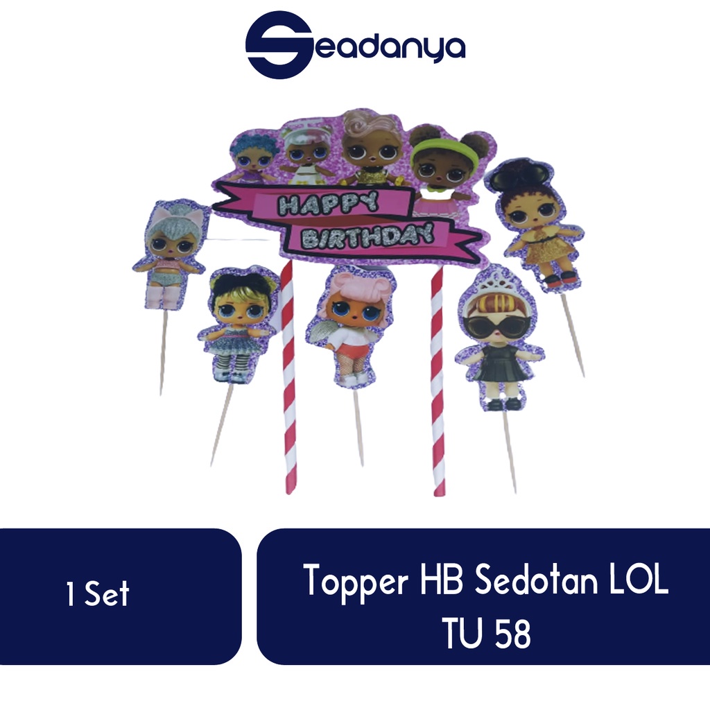 

Topper HB Sedotan LOL TU 58/Topper LOL/Aksesoris Kue Ulang Tahun/Aksesoris Tart/Aksesoris/Hiasan Tart/Hiasan Kue Ulang Tahun/Hiasan Cake