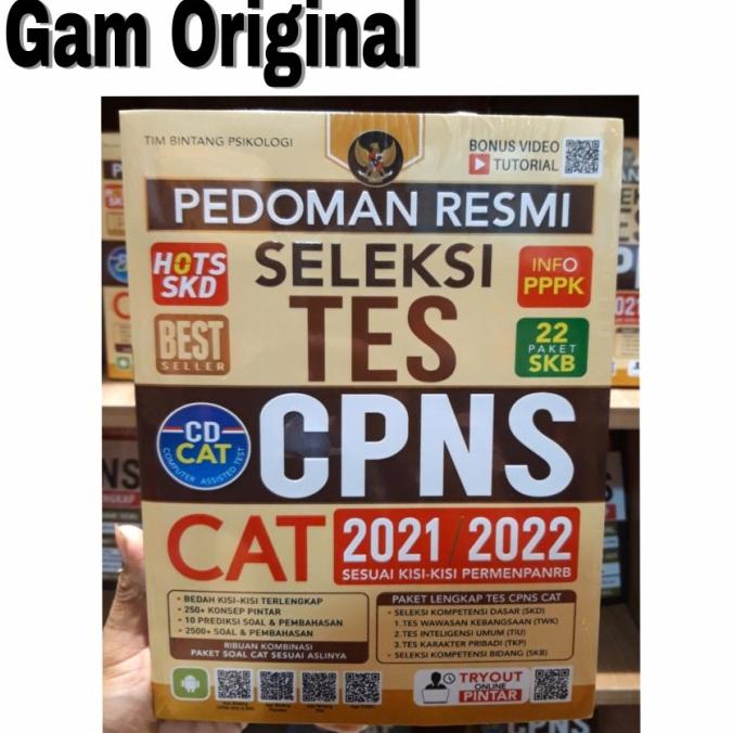 

cod Buku Pedoman Resmi Seleksi Tes Cpns Cat 2021-2022 laris