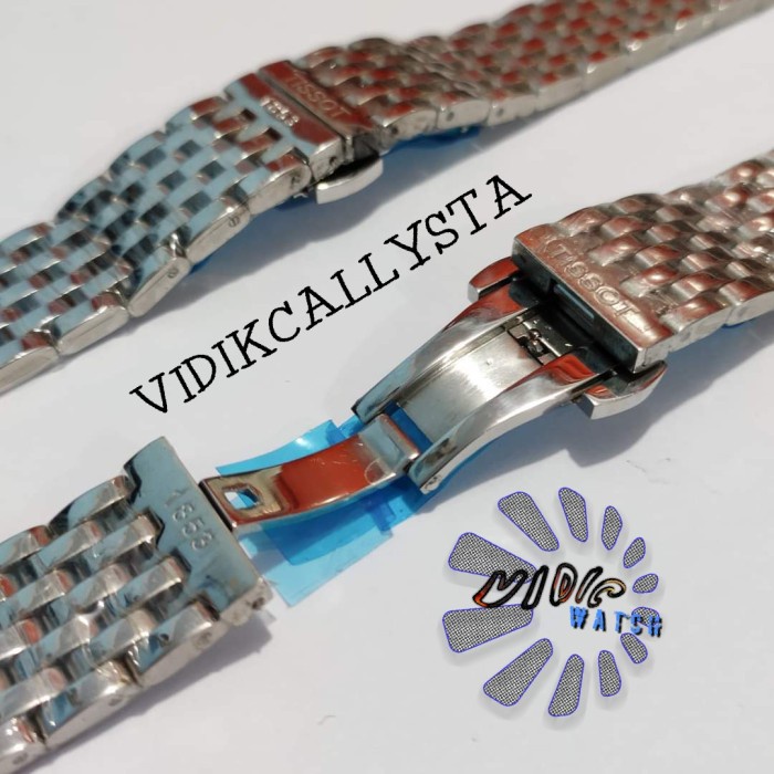 Tali Jam Tangan Strap Rantai 20mm T063 Curved Stainless 20 MM 20MM