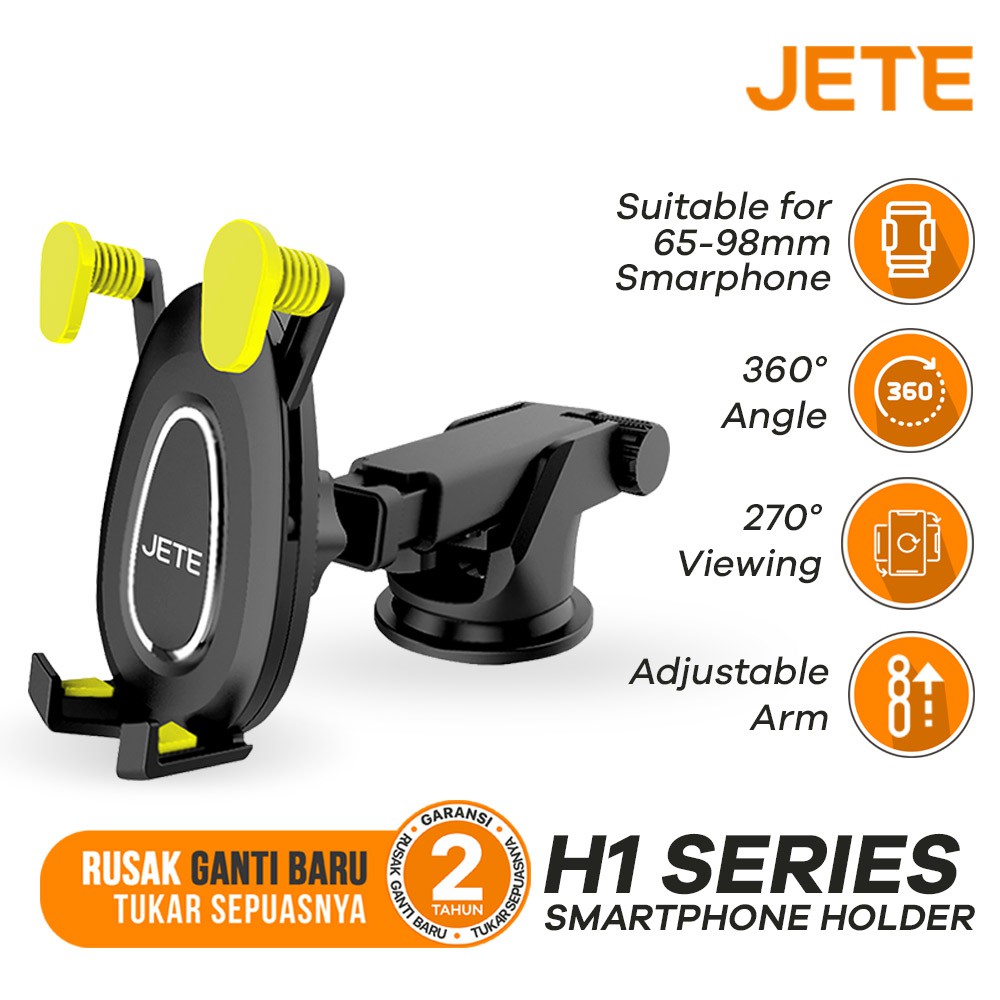 Holder HP Mobil Car Holder JETE H1 - Garansi 2 Tahun