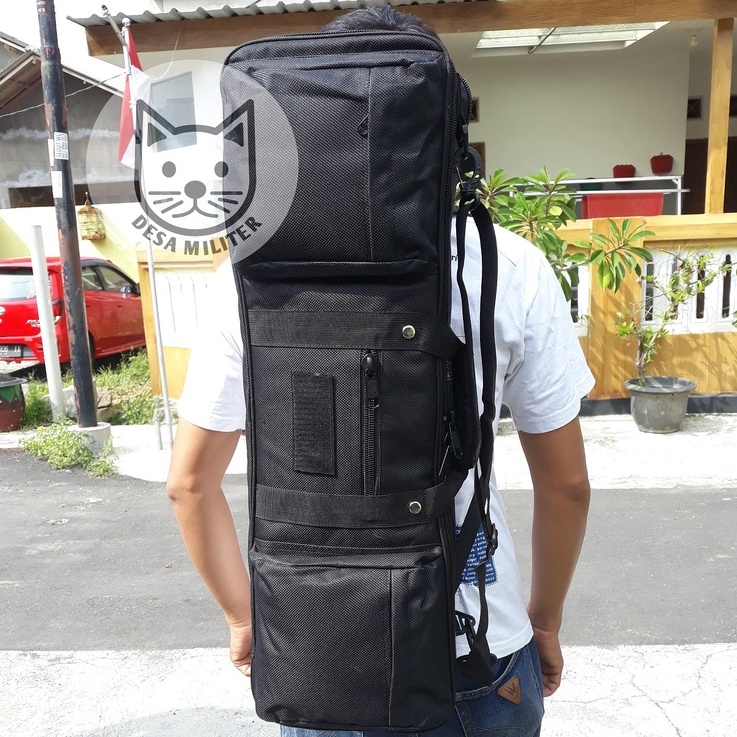 Tas Senjata Panjang 80 cm Isi 2 Unit Gun Bag Holster TNI BRIMOB