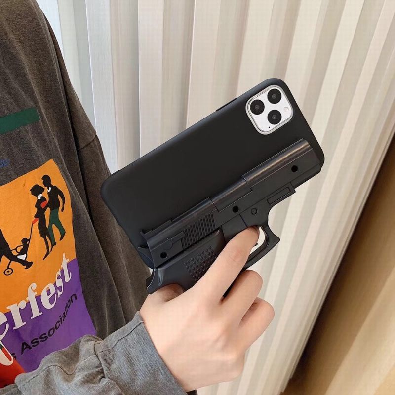 Jual CASE PISTOL GUN FIRE PUBG IPHONE 7 8 7+ 8+ XS MAX XR 11 PRO MAX 12