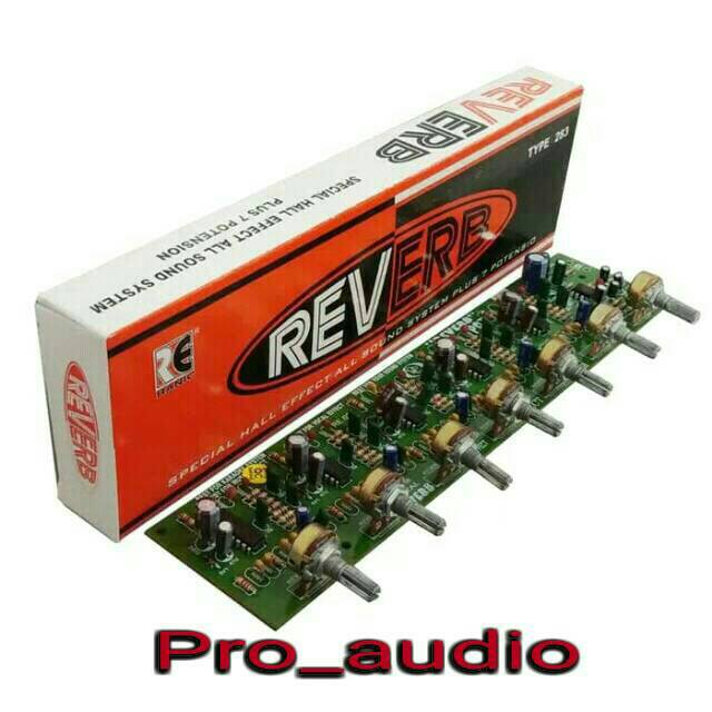 Kit Effect Echo Reverb 7 Potensio