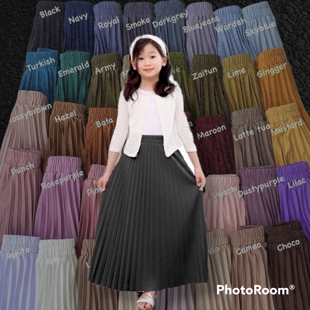 ROK PLISKET ANAK PREMIUM UMUR 7-10 TAHUN