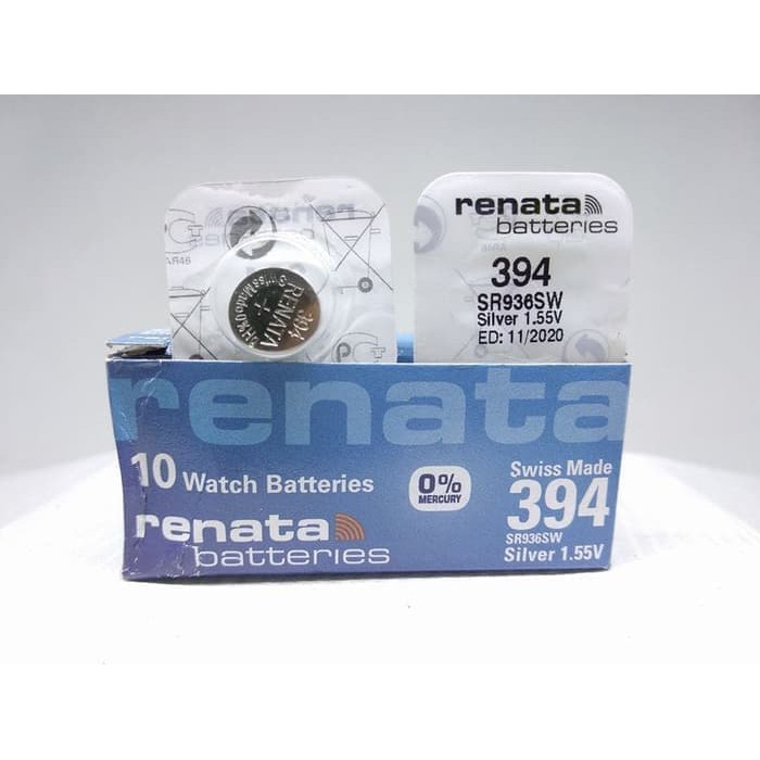 Baterai Jam Tangan Renata 394 936 Sr936 Sr936Sw Original Battery