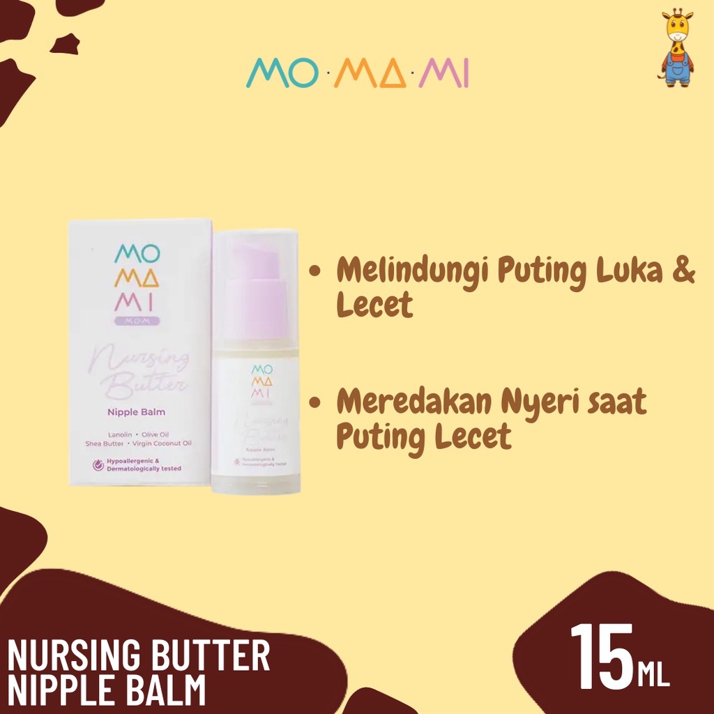 Momami Nursing Butter Nipple Balm 15ml