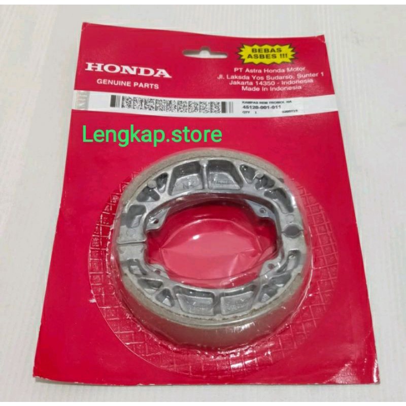 KAMPAS REM BELAKANG HONDA GRAND SUPRA X FIT KHARISMA REVO FI BLADE 45120-001-011