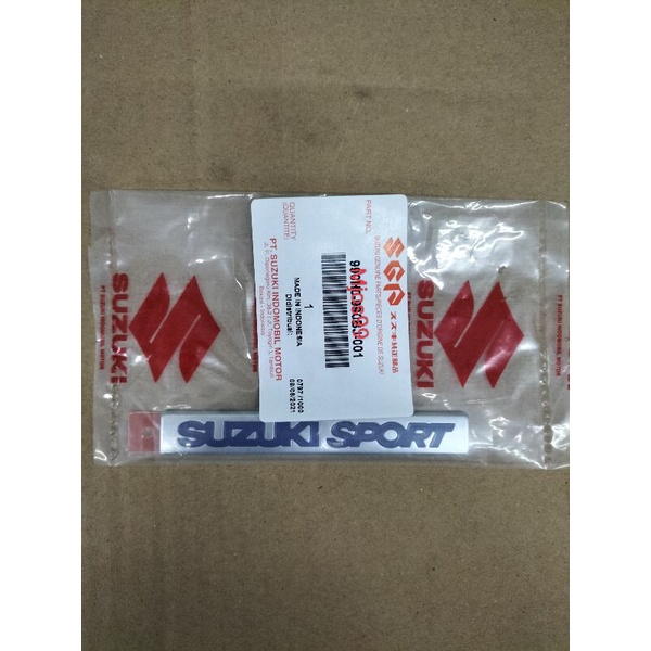 EMBLEM &quot; SUZUKI SPORT &quot; ALL NEW ERTIGA XL7 ASLI