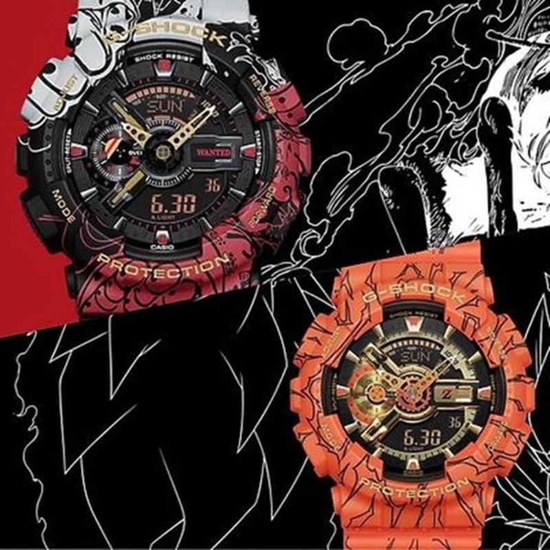 [ In stock ] CASIO men's watch G-SHOCK X One Piece Dragon Ball GA100 GA110 GSHOCK