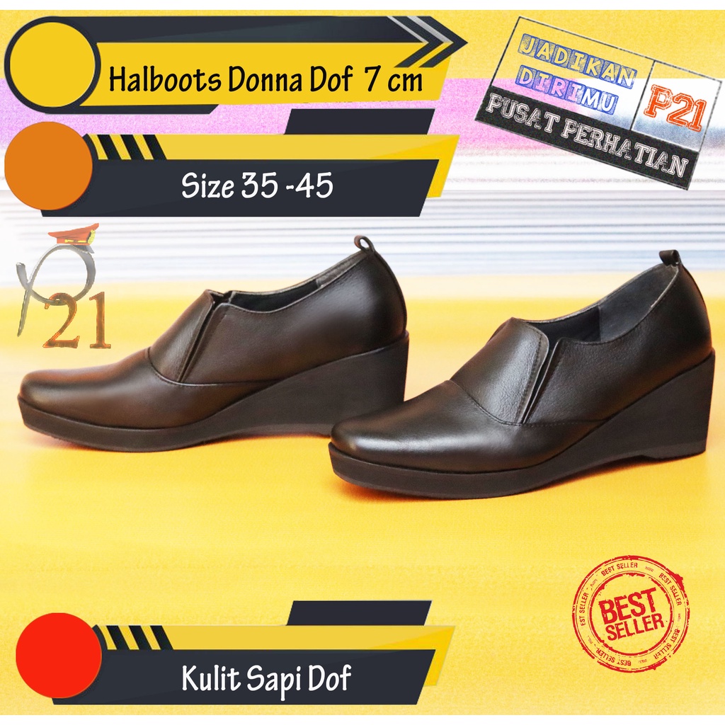 P21 HALBOOTS DONNA DOF 5 CM DAN 7 CM