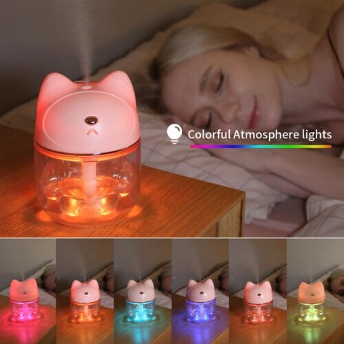 AIR DIFFUSER AROMATHERAPY KITTY HUMIDIFIER ULTRASONIC ORIGINAL IMPORT