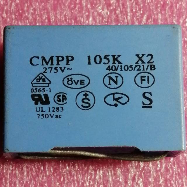 Capasitor milar 105/1uf-275V kapasitor milar 105-275V condensator milar 105-275V