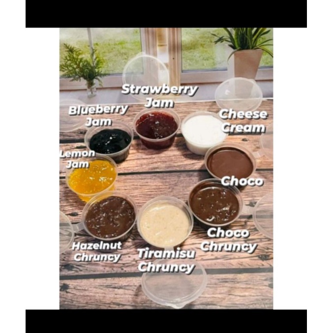 

Dipping sauce for Croffle