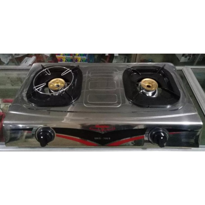 Kompor Gas Maspion MKG 709S 2 Tungku Stainless