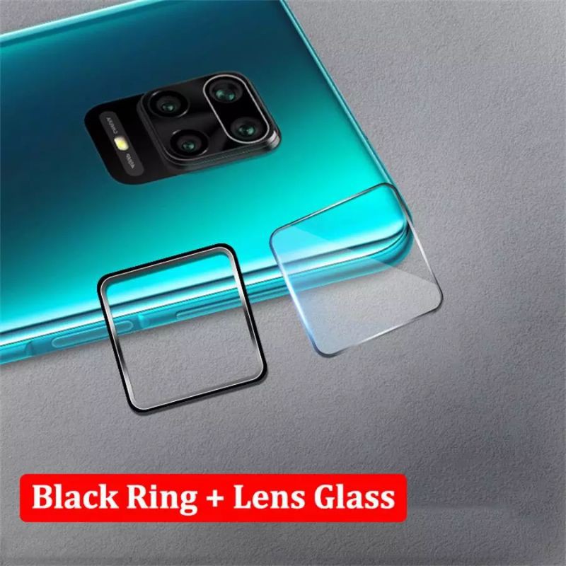 2IN1 - Ring Camera Anti Gores Kamera Xiaomi Redmi Note 9 - Note 9 Pro Lensa Protector Premium