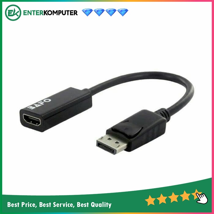 Accessories Kabel Display Port To HDMI (4K) - Merk Bafo (BF-2610)