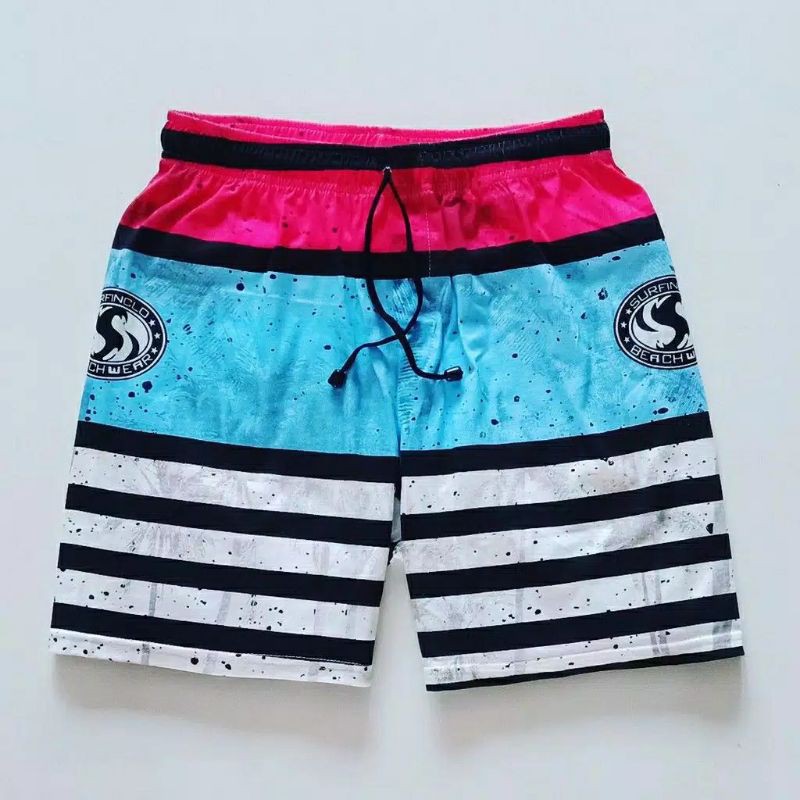 Celana Pendek Pria Surfing Distro Premium Renang Pantai Santai Kolor-Boxer Soft Blue