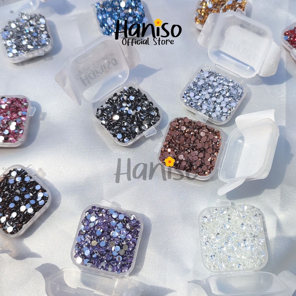 Premium Rhinestone Gemstone Crystal Manik Manik Henna Kristal 3mm