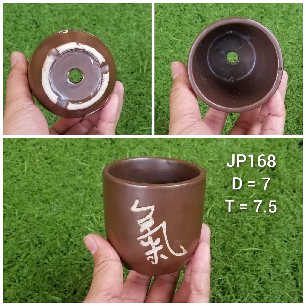 Pot keramik bulat JP168