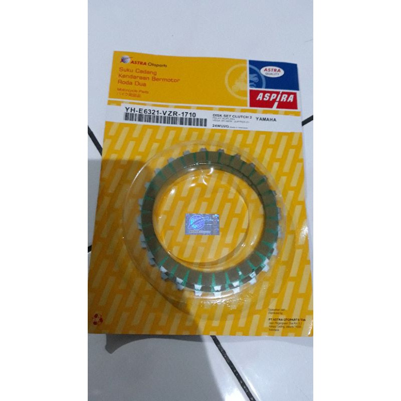 Kampas kopling/kain klos vegazr tahun 2012 merk aspira