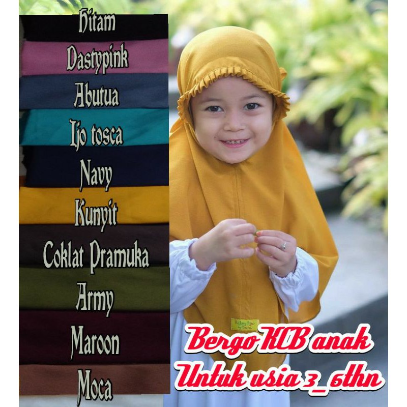 bergo lipit kcb anak