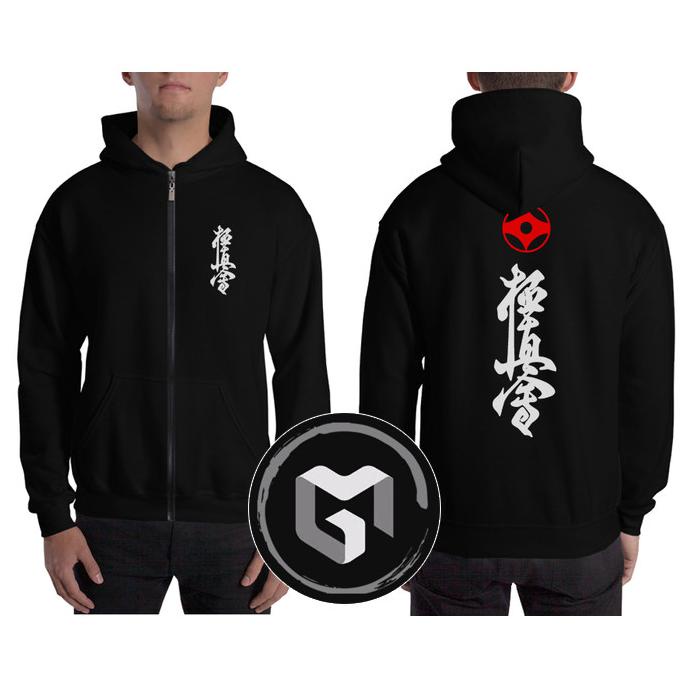 Jaket Hoodie Sweater Kyokushin Karate Sweatshirt Zipper