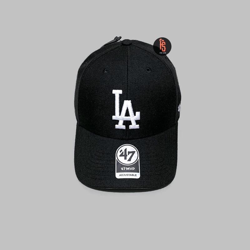 TOPI ORIGINAL 47 MVP LOS ANGELES DODGERS BLACK WHITE