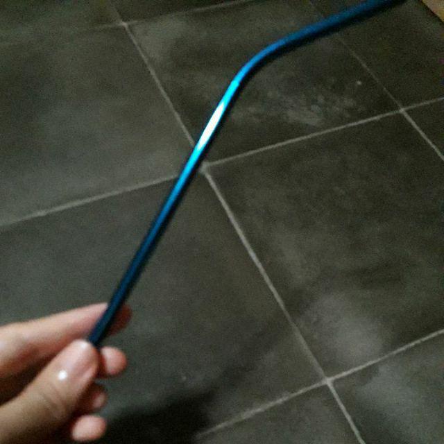 Fs Rainbow Sedotan Minum Sedotan Lurus Sedotan Melengkung Sedotan Stainless Straw Sedotan Metal Unik