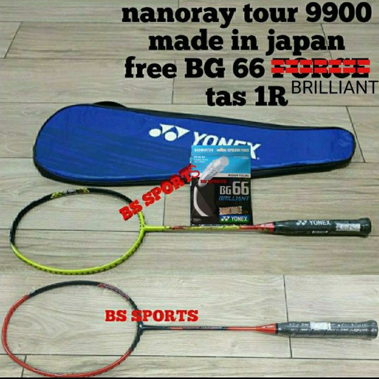 RAKET BADMINTON RAKET YONEX NANORAY TOUR 9900 ORIGINAL 100%