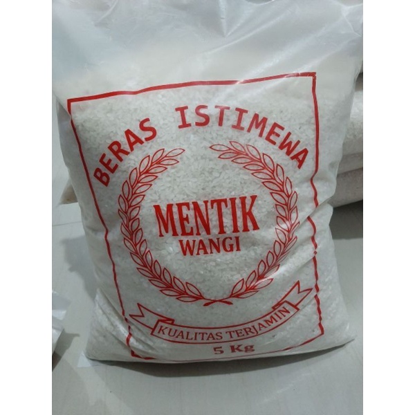 

beras mentik wangi 5 kg asli Delanggu Klaten bersinar