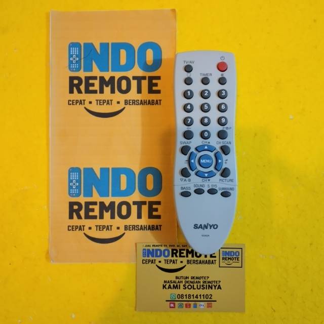 REMOTE TV SANYO TABUNG ORIGINAL