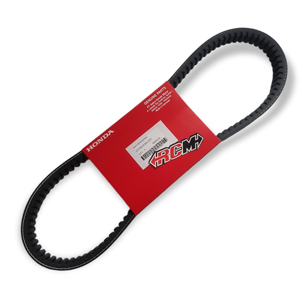 23100-K44-V01 VAN BELT VANBELT VBELT V-BELT V BELT TALI PENGGERAK BEAT POP ECO STREET VARIO 110 FI F1 ESP TANPA ROLLER ORI ORIGINAL HONDA AHM HGP ASLI